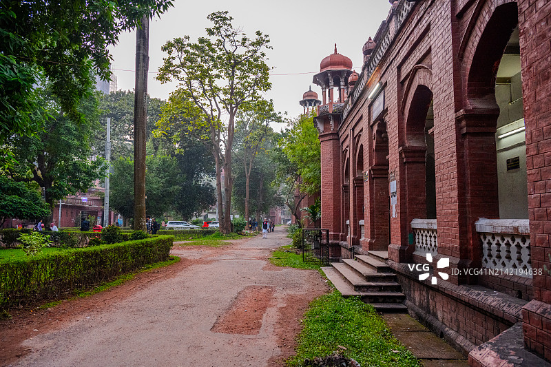 达卡大学居松堂通道图片素材