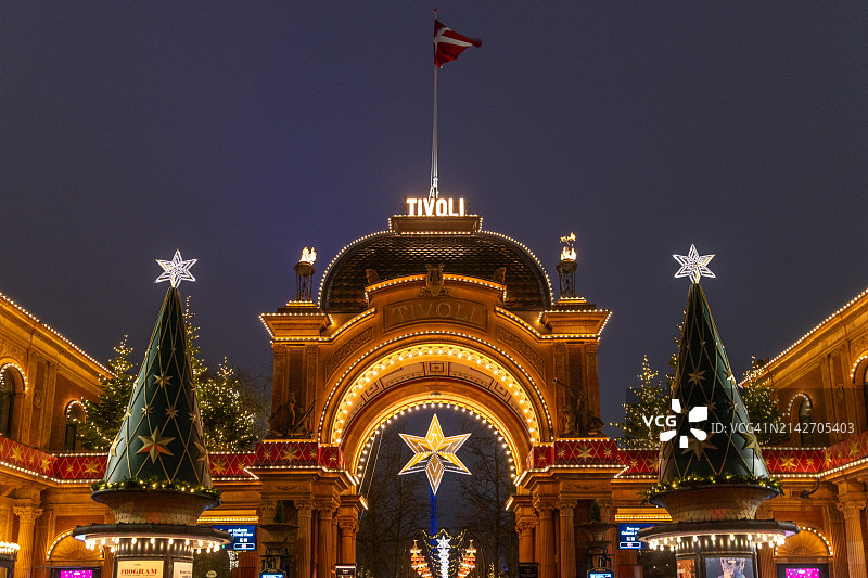 蒂沃利公园入口图片素材