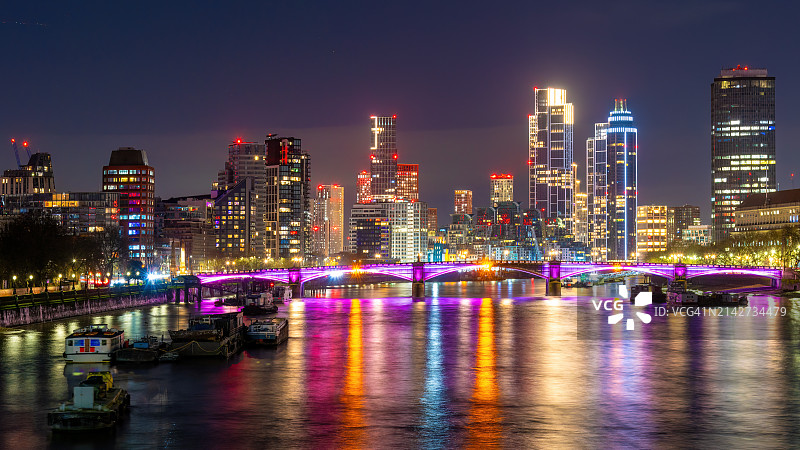 英国伦敦兰贝斯桥图片素材