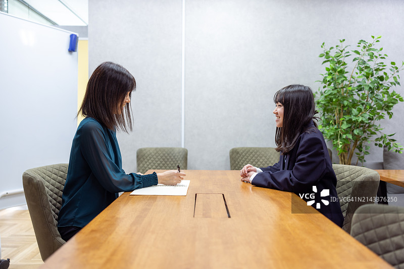 教师面试学生图片素材