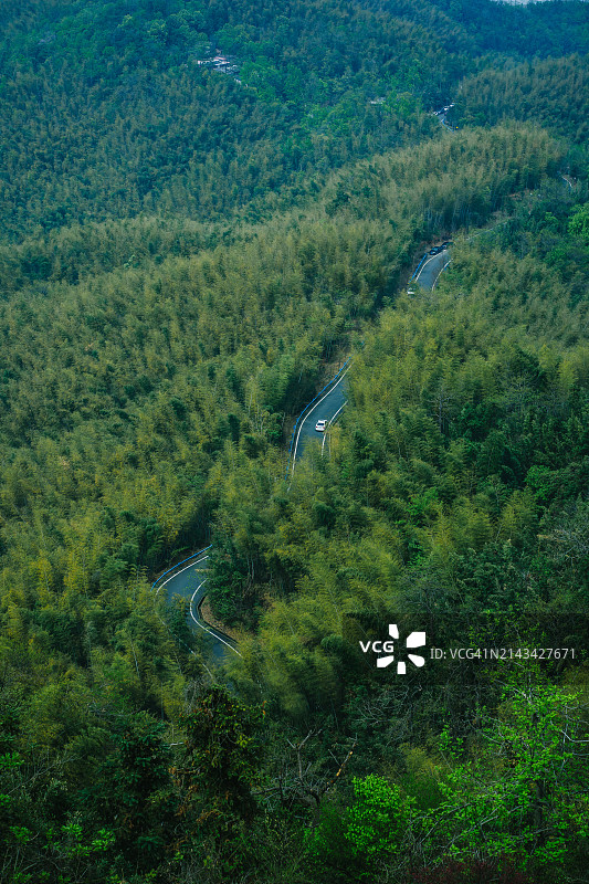 杭州富阳天钟山图片素材