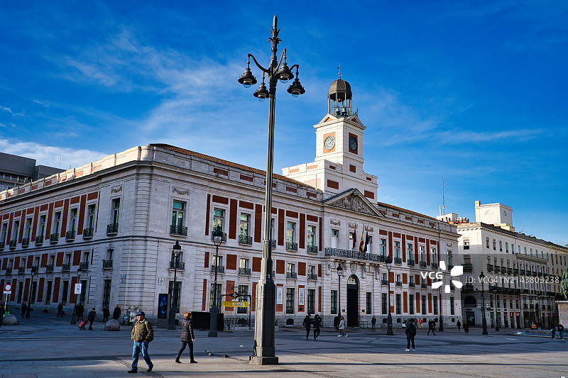 西班牙马德里皇家邮局图片素材