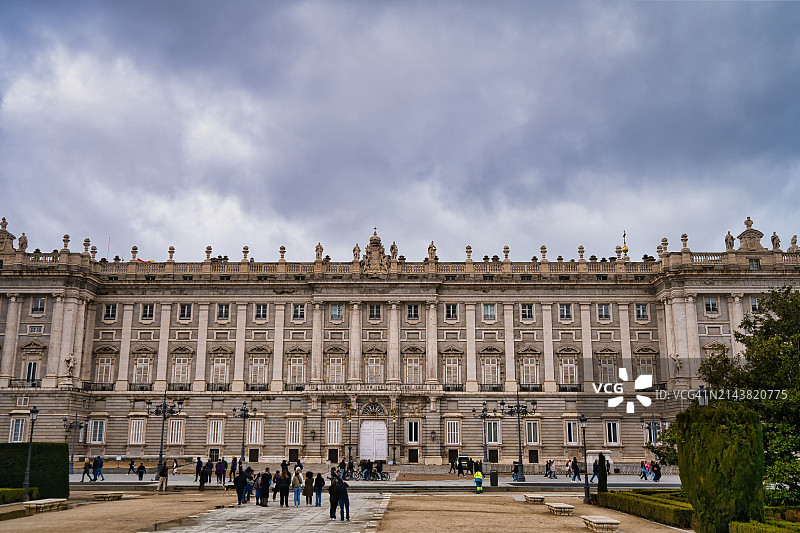 西班牙马德里王宫图片素材