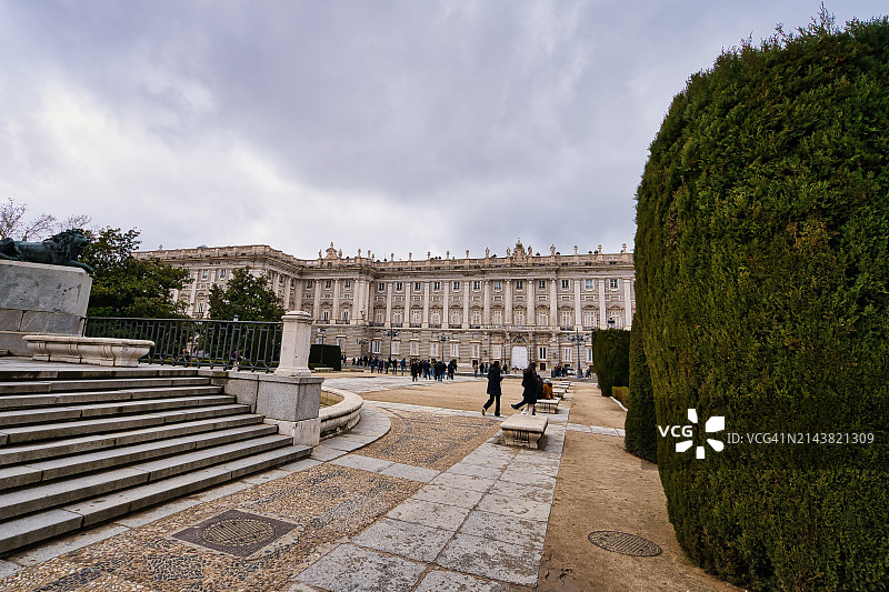 西班牙马德里王宫图片素材
