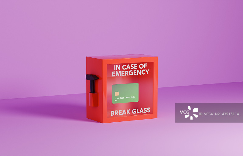 紧急信用卡概念图片素材