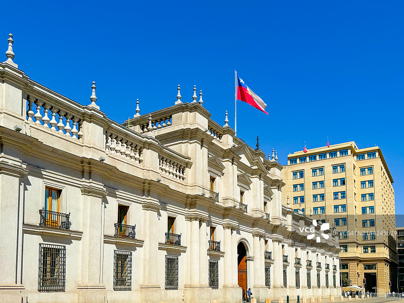 圣地亚哥智利总统府图片素材