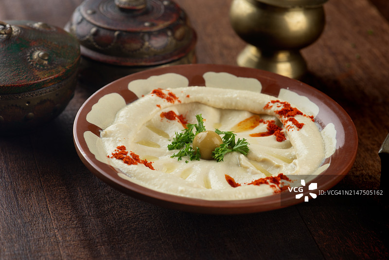 鹰嘴豆泥图片素材