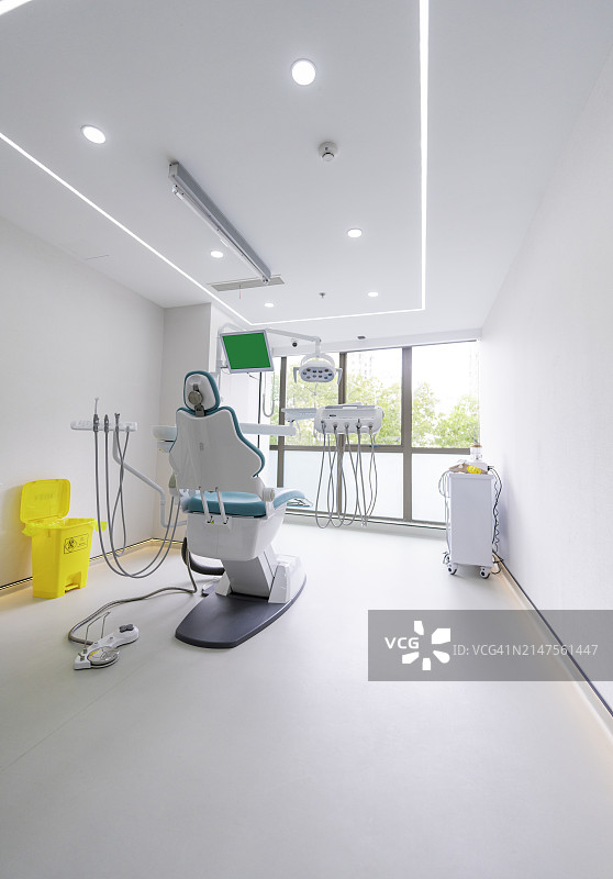 现代诊所的空牙科诊室图片素材