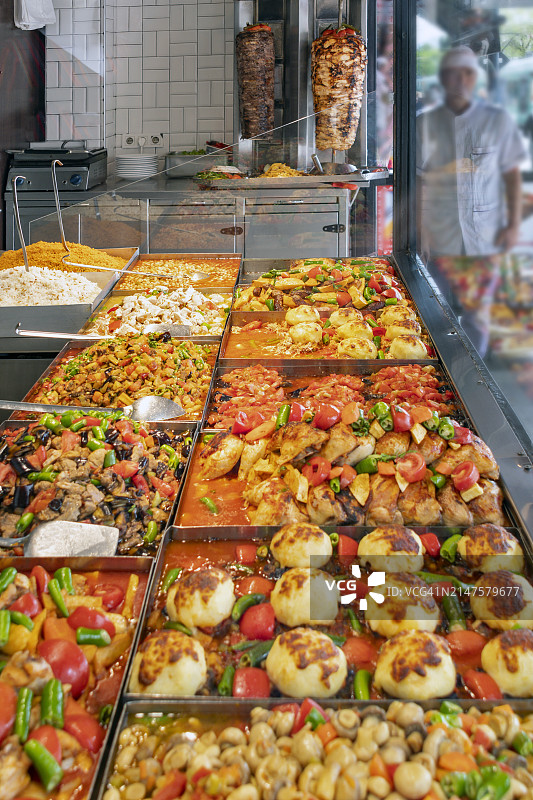 土耳其伊斯坦布尔的本地餐厅图片素材