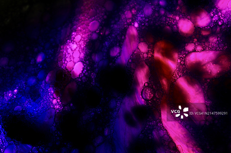 大胆的彩色飞溅-科技概念图片素材