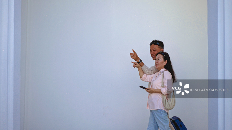 槟城的年长夫妇图片素材