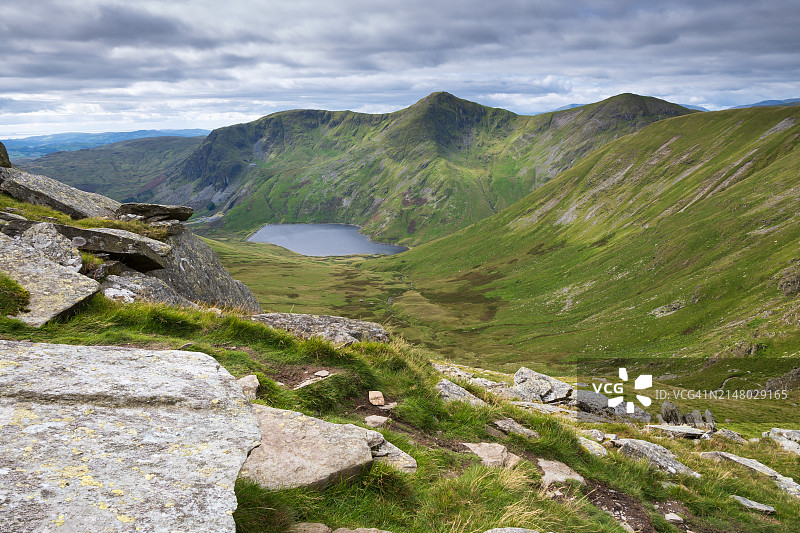 从哈特费尔观肯特米尔水库，湖区图片素材