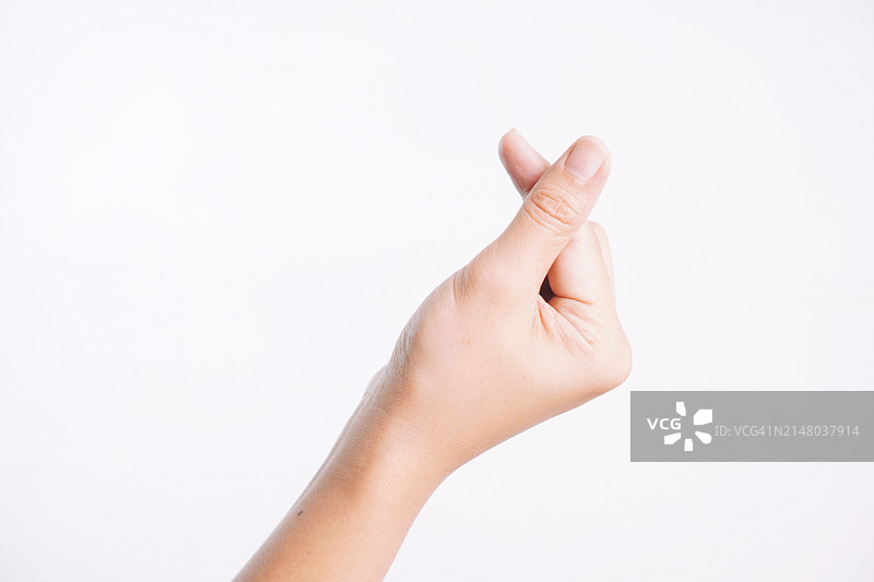 手势比心图片素材