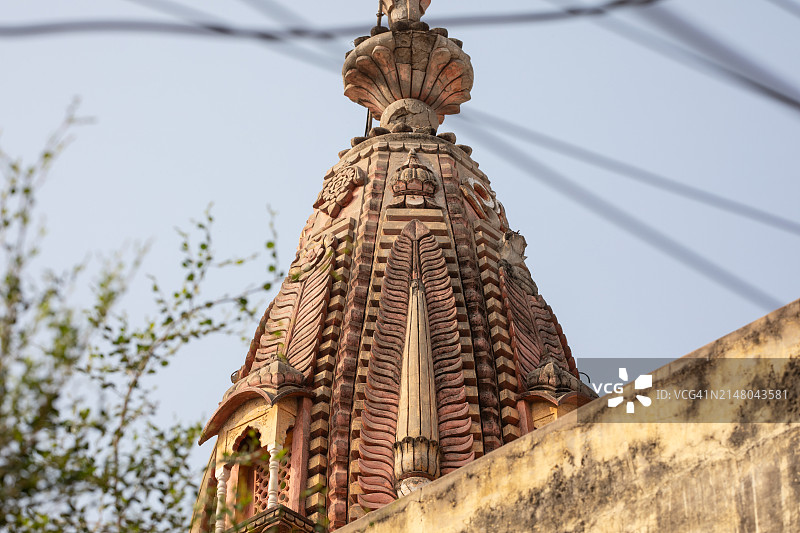 普什卡尔寺庙屋顶图片素材