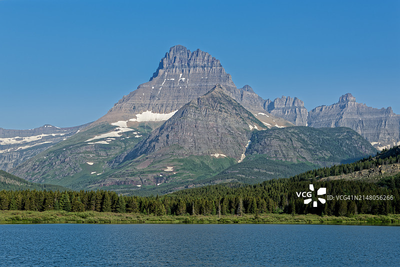 从威尔伯山的美景开始新的一天图片素材