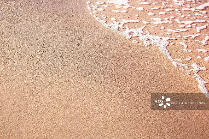 海滩沙子高角度景观图片素材