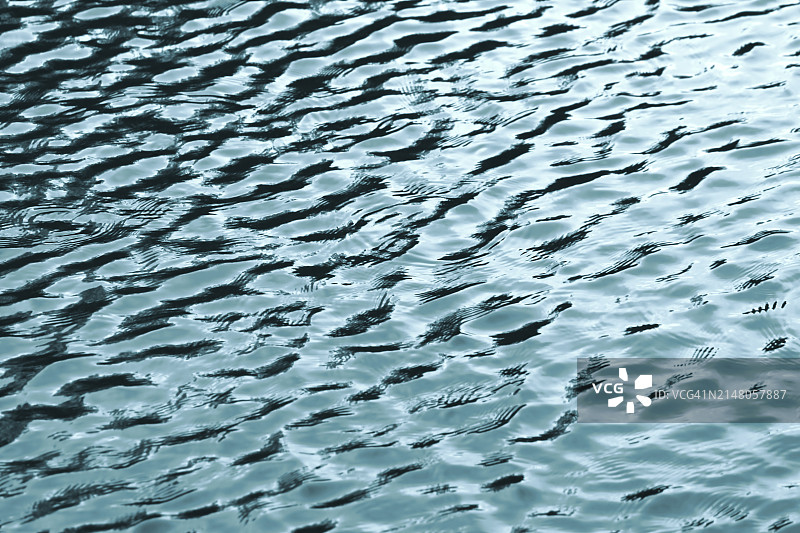波纹水面特写图片素材