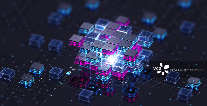 大数据结构：块概念图片素材