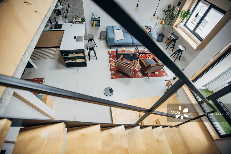 现代阁楼公寓图片素材
