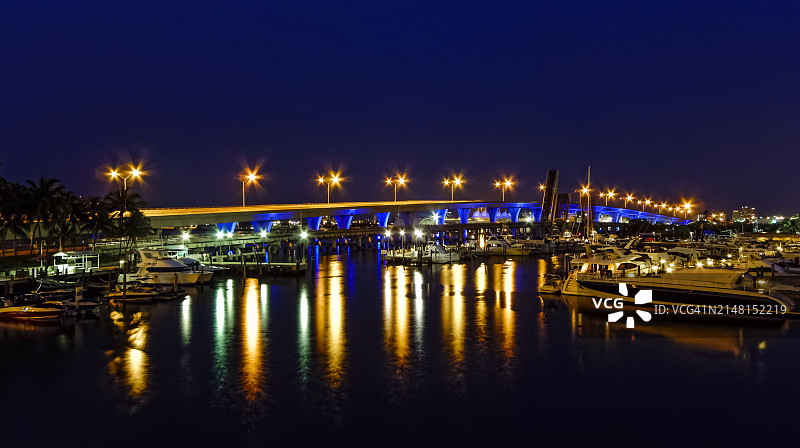 迈阿密海湾风光图片素材