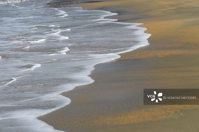 日本海滩高角度景观图片素材