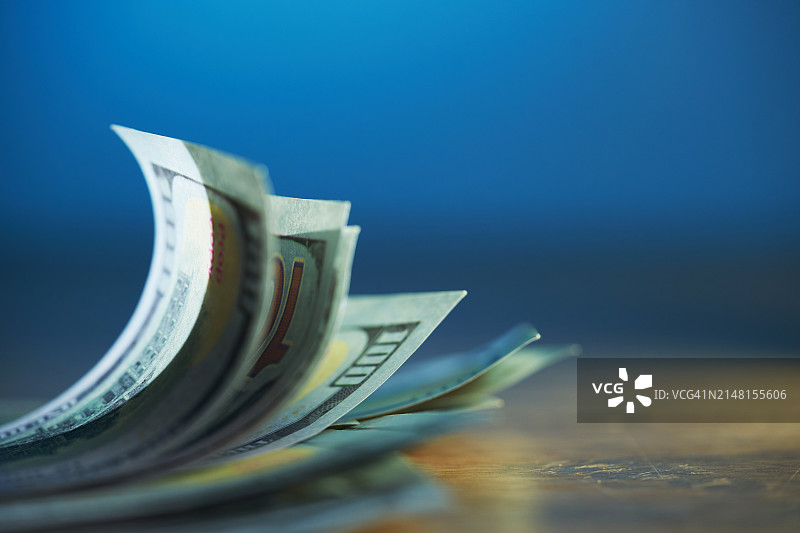 纸币特写图片素材