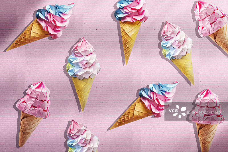 冰淇淋无缝图案图片素材