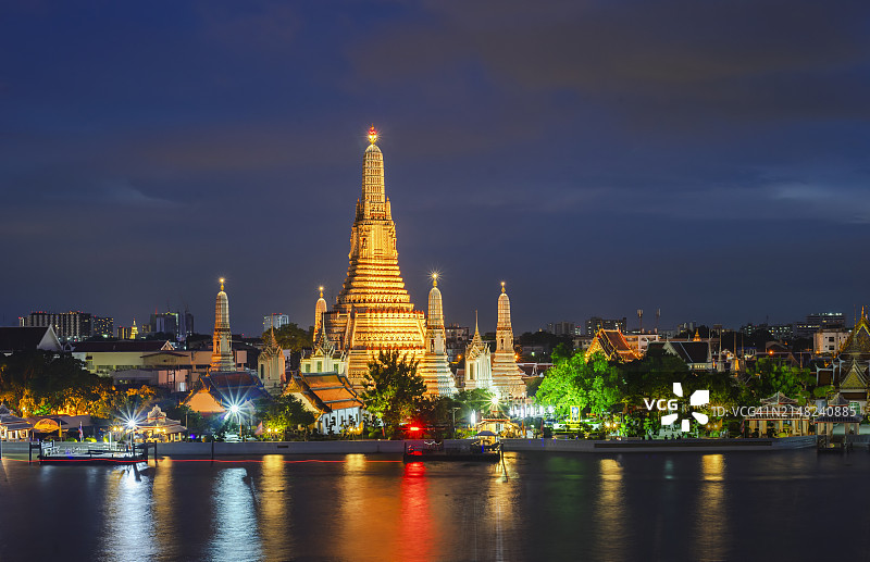 泰国曼谷的黎明寺地标图片素材
