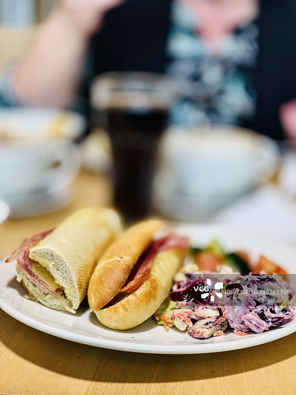 培根三明治（帕尼尼风格）图片素材