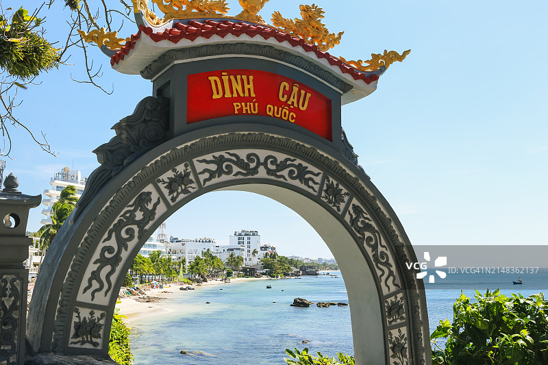 越南富国岛市中心图片素材