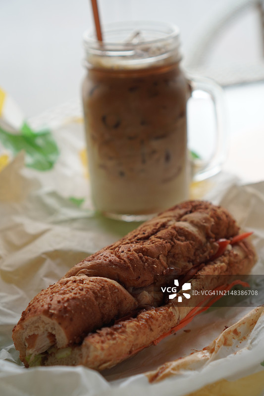 烟熏鸡肉 sandwich图片素材