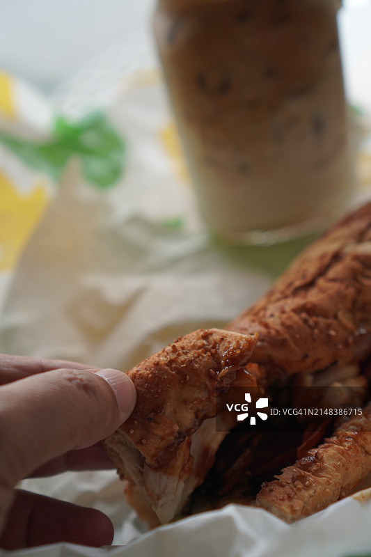 烟熏鸡肉 sandwich图片素材