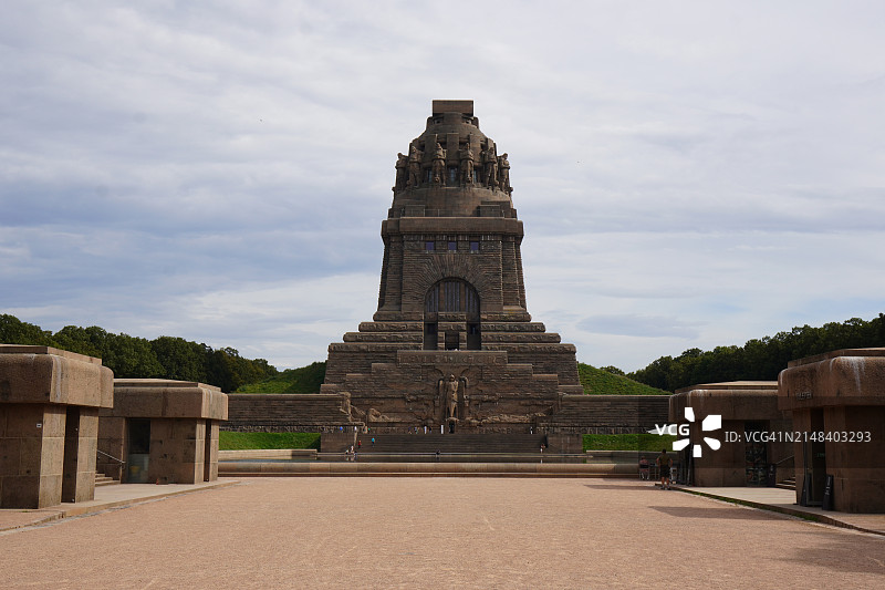 德国莱比锡民族大会战纪念碑概览图片素材