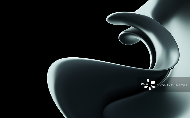 分层波浪和曲线图案抽象背景图片素材