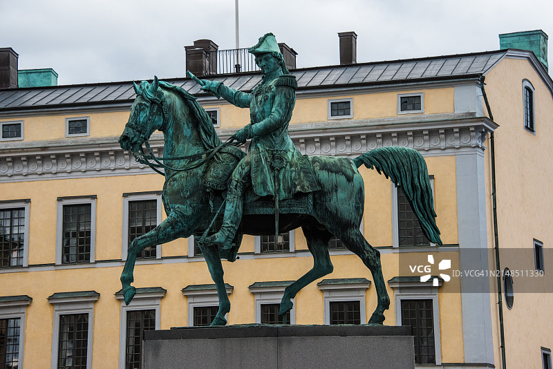 查理十四世·约翰雕像图片素材