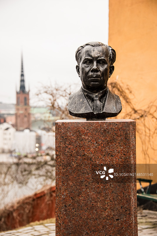 青铜半身像图片素材