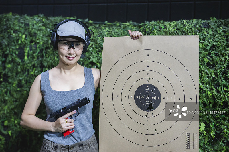 射击靶的特写图片素材