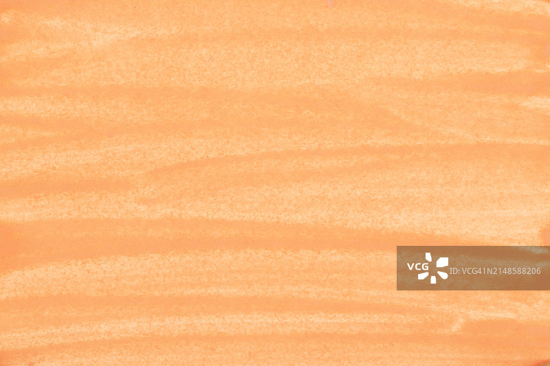 橙色水彩笔刷笔触抽象背景。图片素材