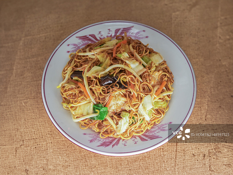 经典中华炒面图片素材