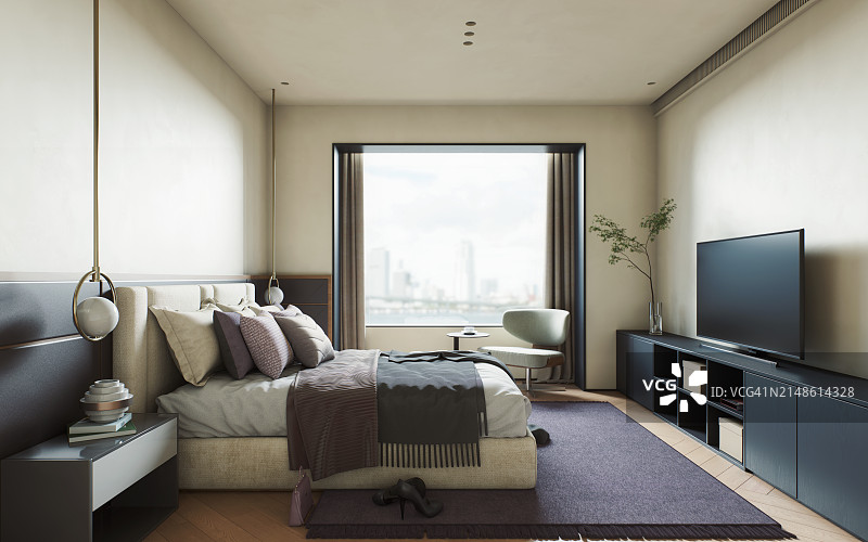 温馨的主卧室图片素材