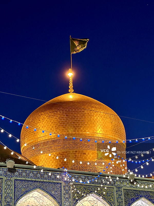 2024年3月26日伊朗马什哈德伊玛目礼萨圣陵图片素材