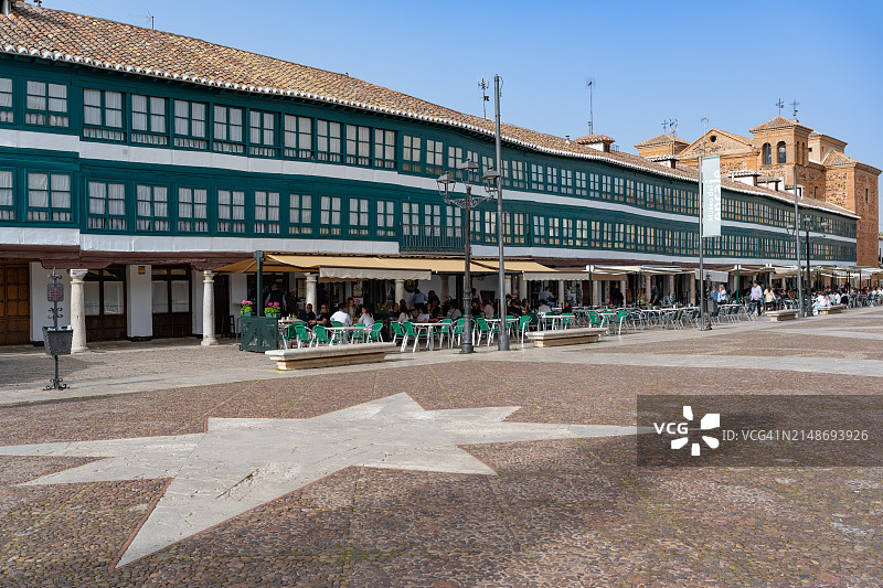 阿尔马格罗主广场，卡斯蒂利亚-拉曼查图片素材