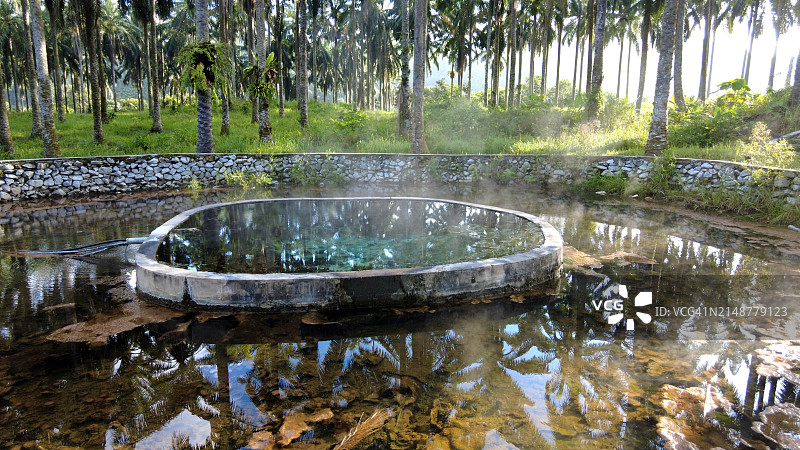 马来西亚天然温泉图片素材