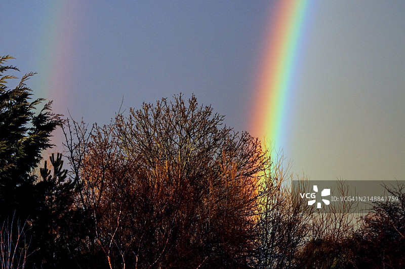 两道彩虹图片素材