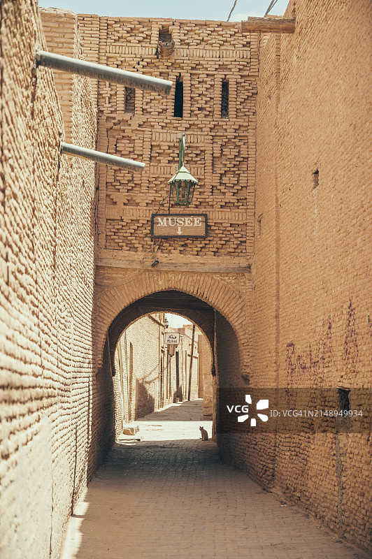 突尼斯托泽尔麦地那古城图片素材