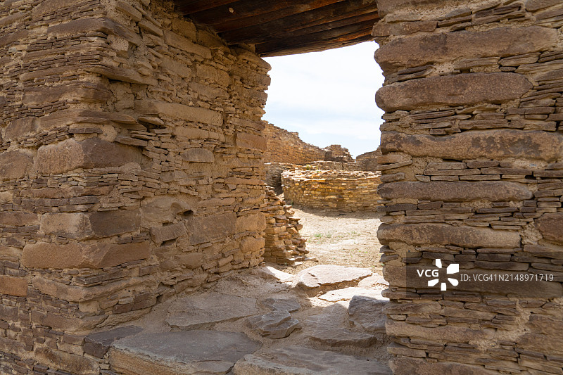 查科峡谷之窗图片素材