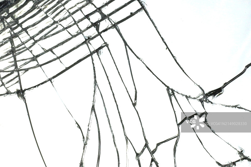 裂纹镜子上的蜘蛛网图片素材