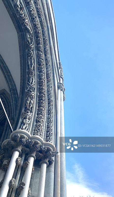 挪威特隆赫姆尼达罗斯大教堂图片素材