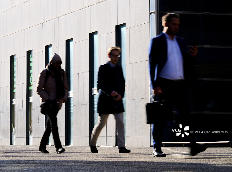 上班途中图片素材