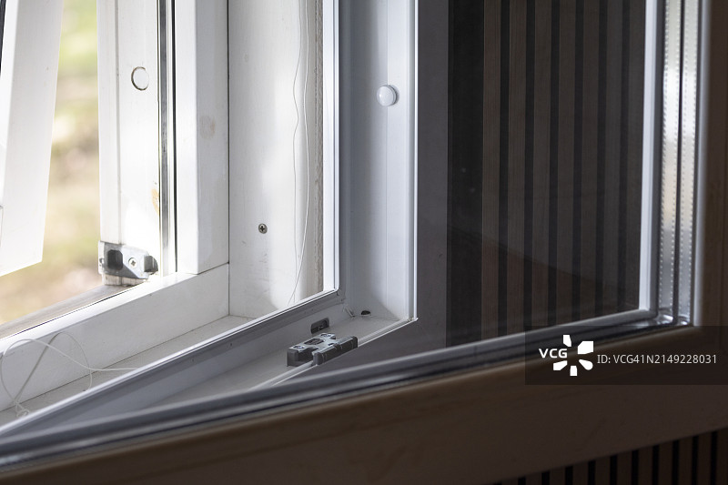 音乐工作室里的双层窗户图片素材